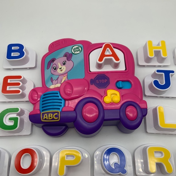 Leap Frog School Bus Fridge Phonics Talking Learning Toy & Letters - Picture 6 of 11